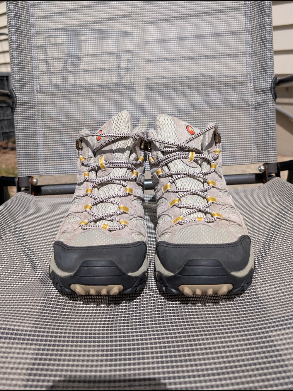 Merrell Moab Mid Hiking Boots Womens 9.5 Waterproof Vibram Trail Outdoor Shoe - Picture 2 of 8